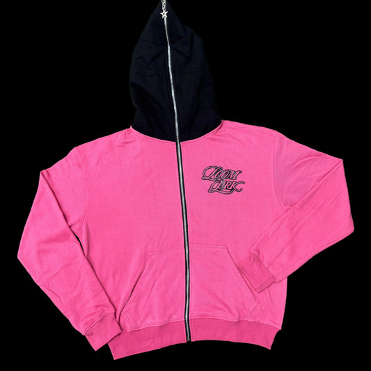 LOOMLURK PINK CHEETAH HOODIES